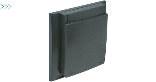 Влагозащищенная рамка IP44 черный (90961 TPM)